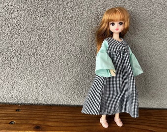 Boho Doll Outfit - Blythe & Licca 1/6 Doll Clothes Set