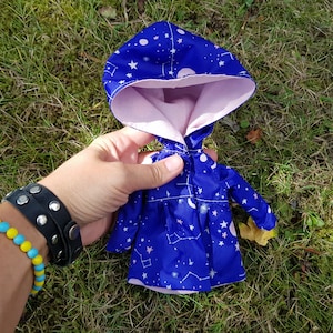 Pink star raincoat for Blythe doll - Clothes for Blythe - Blythe outfit