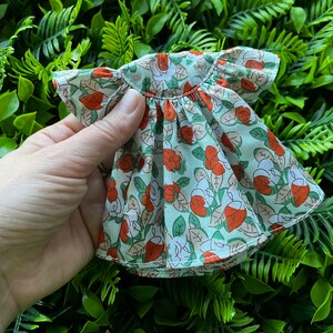 Rose Flower boho buterfly dress for 1/6 blythe doll - Blythe outfit