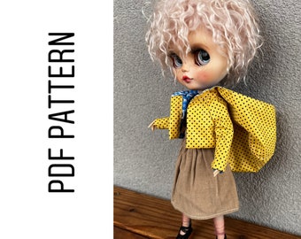 Blythe Doll Rain Jacket Pattern (PDF)