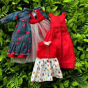 Blythe outfit - Set for Blythe doll - Clothes for Blythe