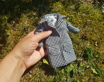 Blythe outfit - Clasic black coat for Blythe doll - Clothes for Blythe