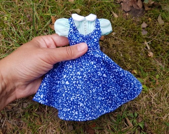 Vintage dress for Blythe doll -  12 inch doll dress - Blythe dress outfit