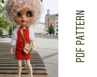 Blythe Doll Sundress Pattern: Modern Pinafore (PDF Pattern)