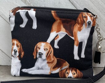 Beagle Change Purse for Beagle Lover Gifts for Dog Mom, Beagle Gifts, Credit Card Pouch, Small Zipper Pouch, Rescue Mom Gifts