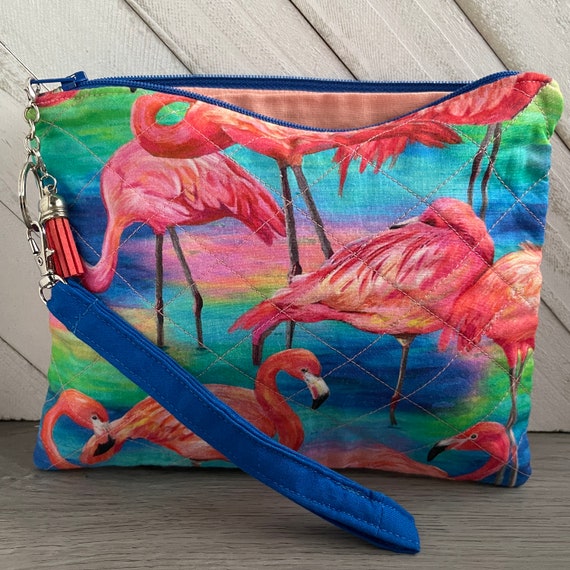 Flamingo wristlet 2025
