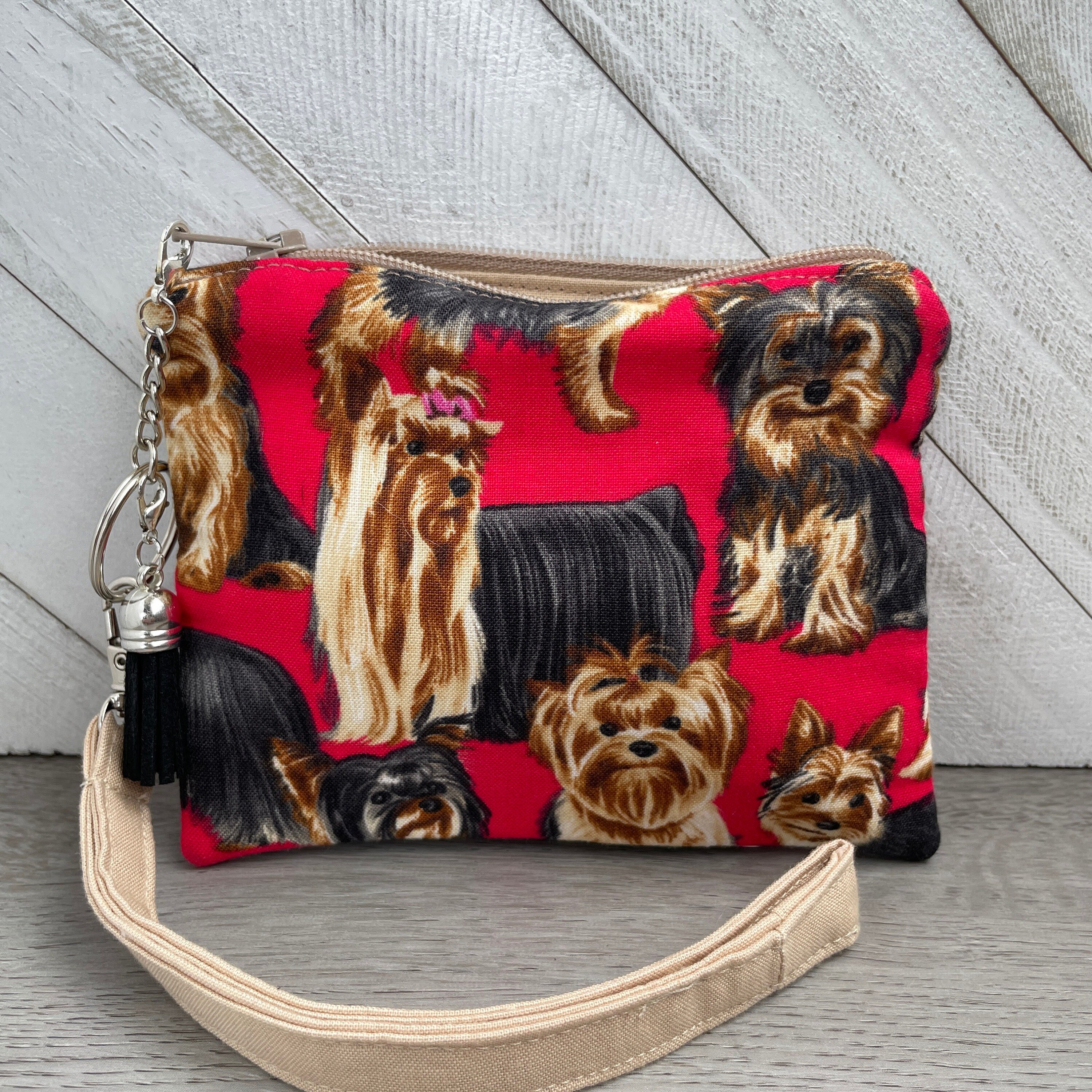 Yorkie Cell Phone Crossbody Bag