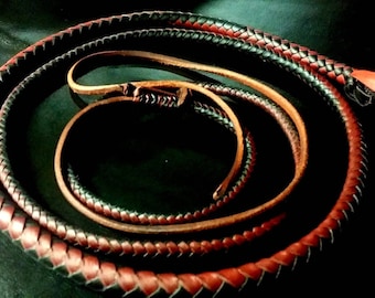 NO Handle THONG only 6ft 8 plait Stock Whip