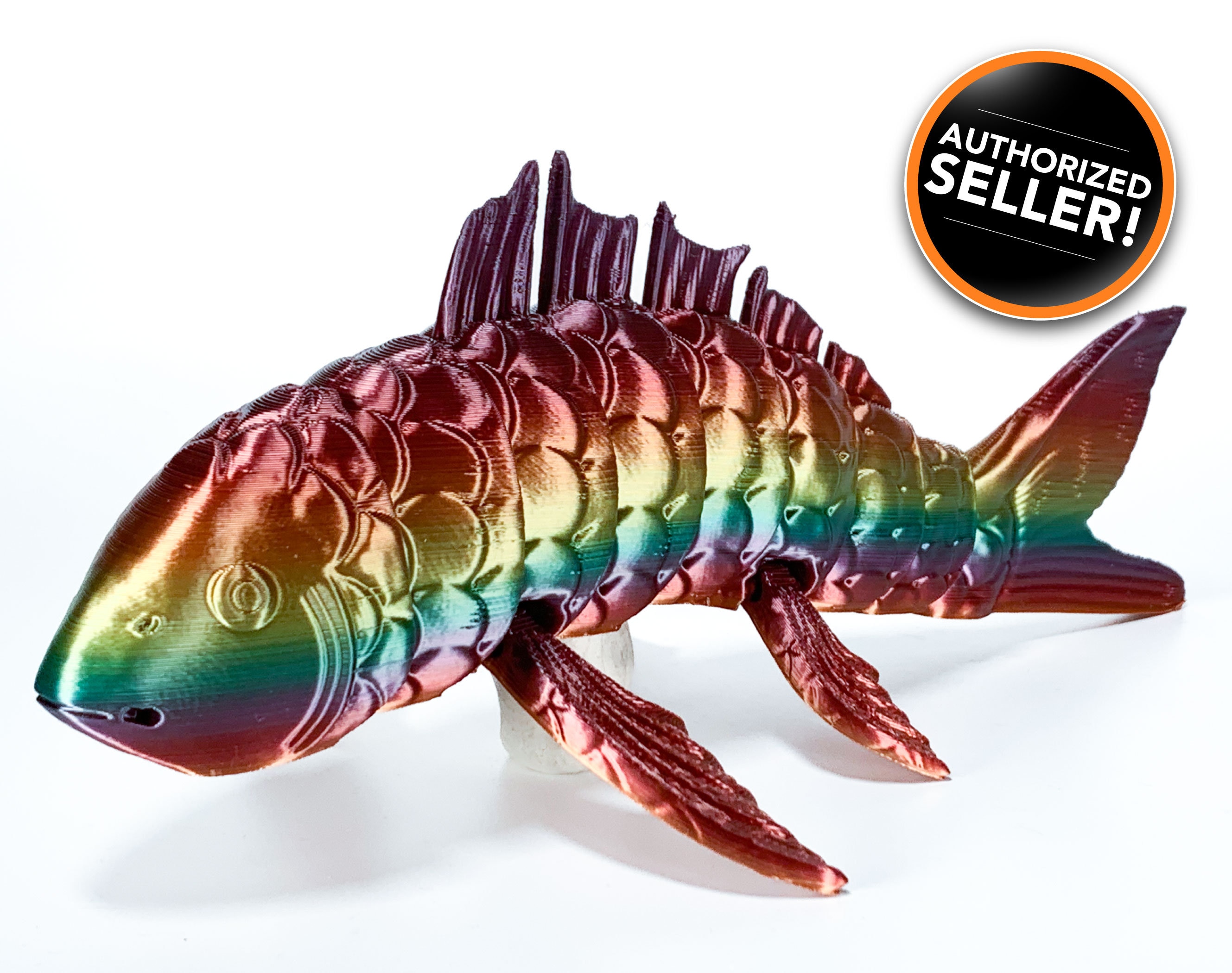 KOI Fish Articulated Fidget Toy 9 Inches 3D Printed as Etsy Australia