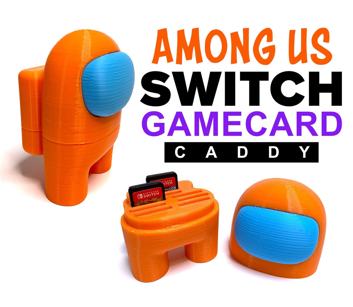 Among Us Nintendo Switch Game Card Caddy Etsy
