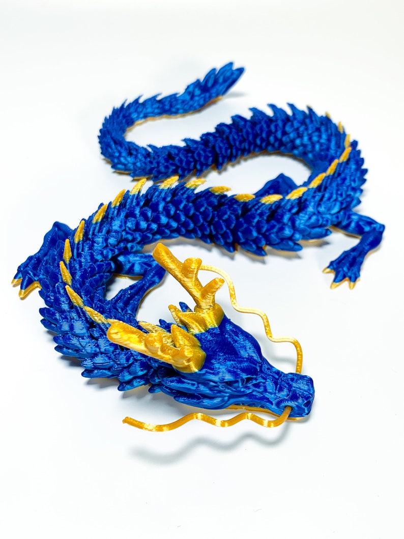 The ORIGINAL Dragon Articulated Fidget Toy 3D Printed Many - Etsy