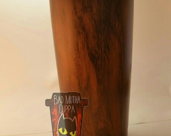 Wood grain look-stainless steel