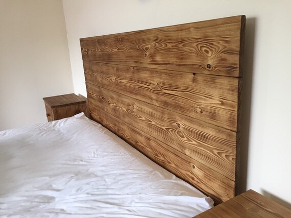 Solid pine headboard. Bed head