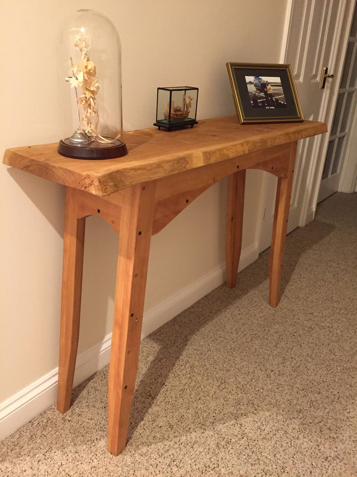 Solid Oak Console Table. Side Table. Hall Table - Etsy UK