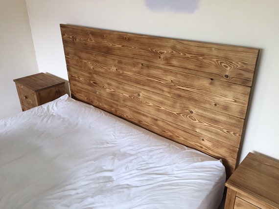 Solid pine headboard. Bed head