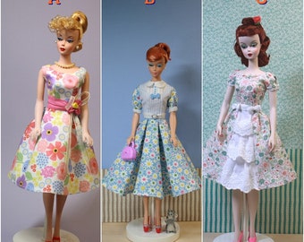 dress, repro barbie, silkstone barbie outfits