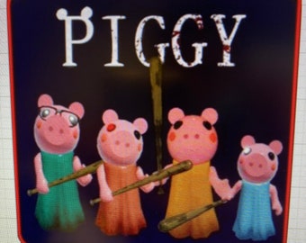 Piggy Shirt Etsy - piggy roblox characters wolfy