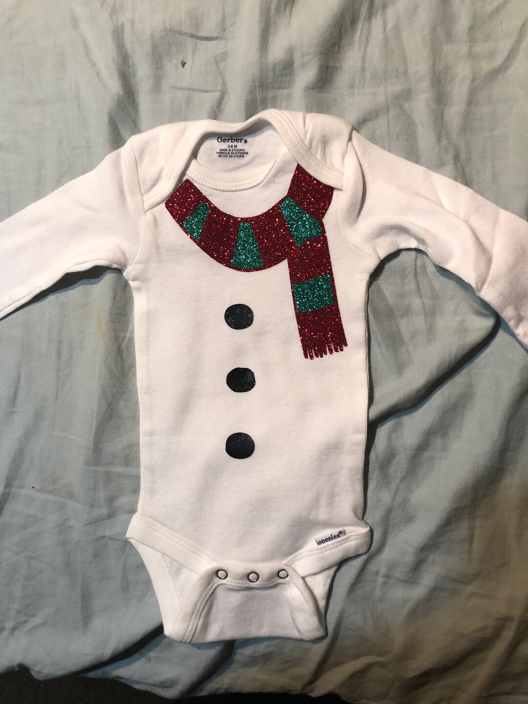 Snowman Onesie Etsy UK