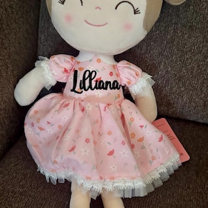 Personalized Doll, Rag Doll, First Doll
