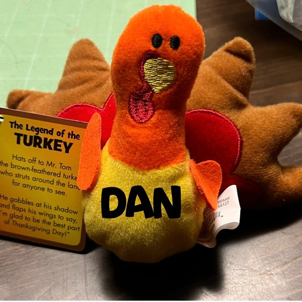 Personalized Turkey Plush