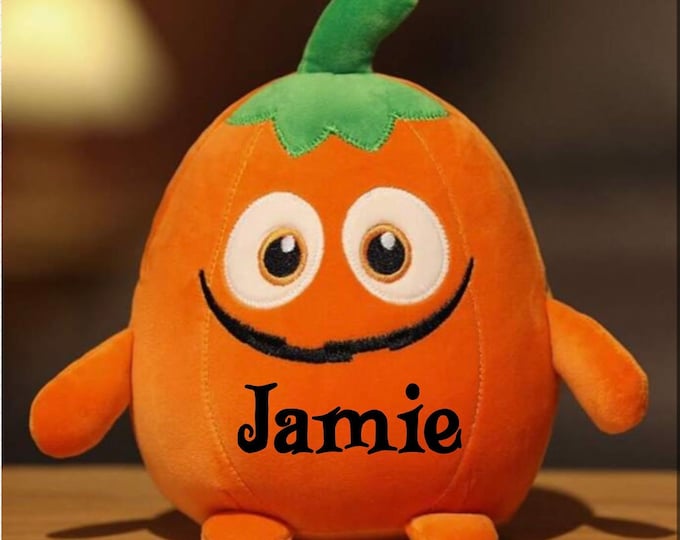 Personalized Halloween Plush, Pumpkin plush, ghost plush, Frankenstein plush, mummy, ghost pillow, fall plush, football plush