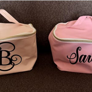 Monogrammed Toiletry Bag, Personalized bridesmaid gift,Makeup bag,Personalized Makeup Bag,Custom Cosmetic Bag, travel cosmetic bag