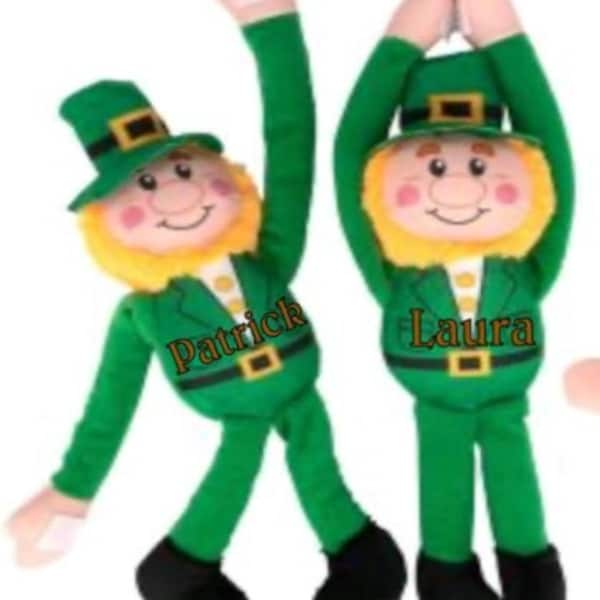 Personalized St. Patrick's Day Leprechaun Plush