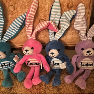 Personalized Easter Bunny Plush