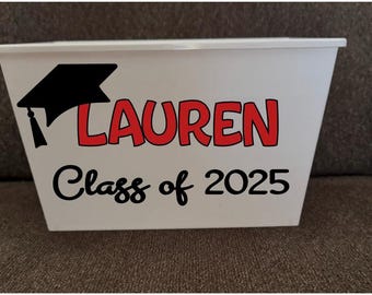 Graduation Gift Basket, Graduation Basket for Her, Graduation Bucket, Graduation Gifts,Senior gift, Grad Gift Card Box, senior gift bucket