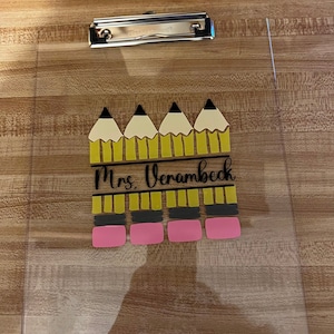 Personalized clipboard