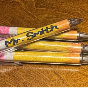 personalized teacher pen gift  with name pen,Teacher Pens , Pencil Pens, Personalized Teacher Gifts , Teacher Appreciation Gifts