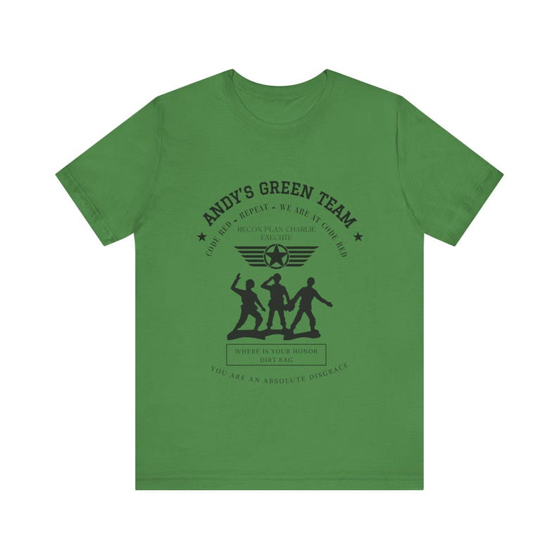 Toy Story ~ Andy's Army Men ~ Uniseks T-shirt afbeelding 1