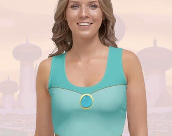 Jasmine / Arabian Princess Cropped Tank Top *runDisney outfit*