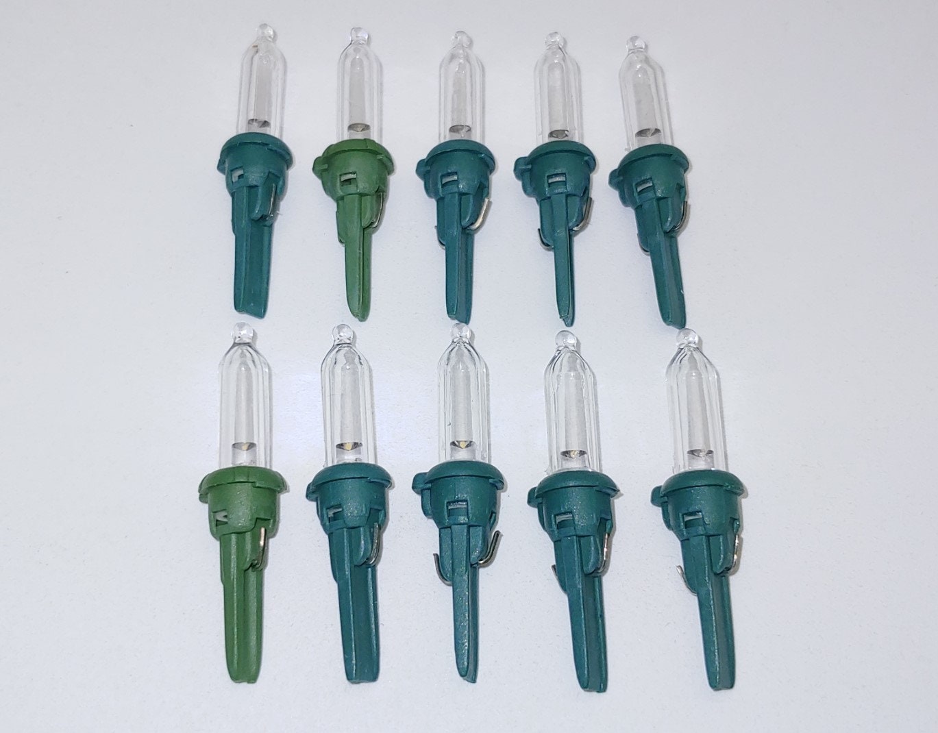 10 GE 3.3 V .066 W Watt LED Mini Clear Bulb Christmas Light Bulbs Tree
