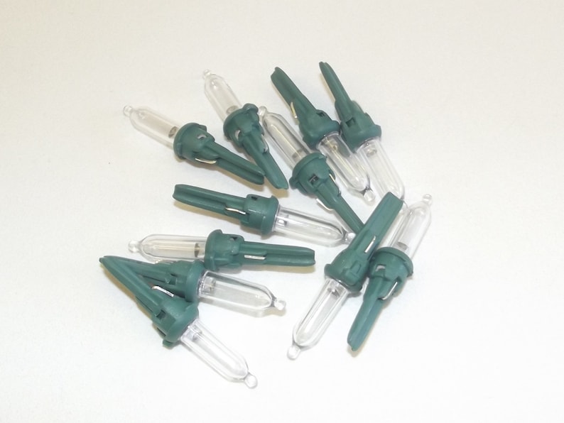 10 GE 3.3 V .066 W Watt LED Mini Clear Bulb Christmas Light Etsy