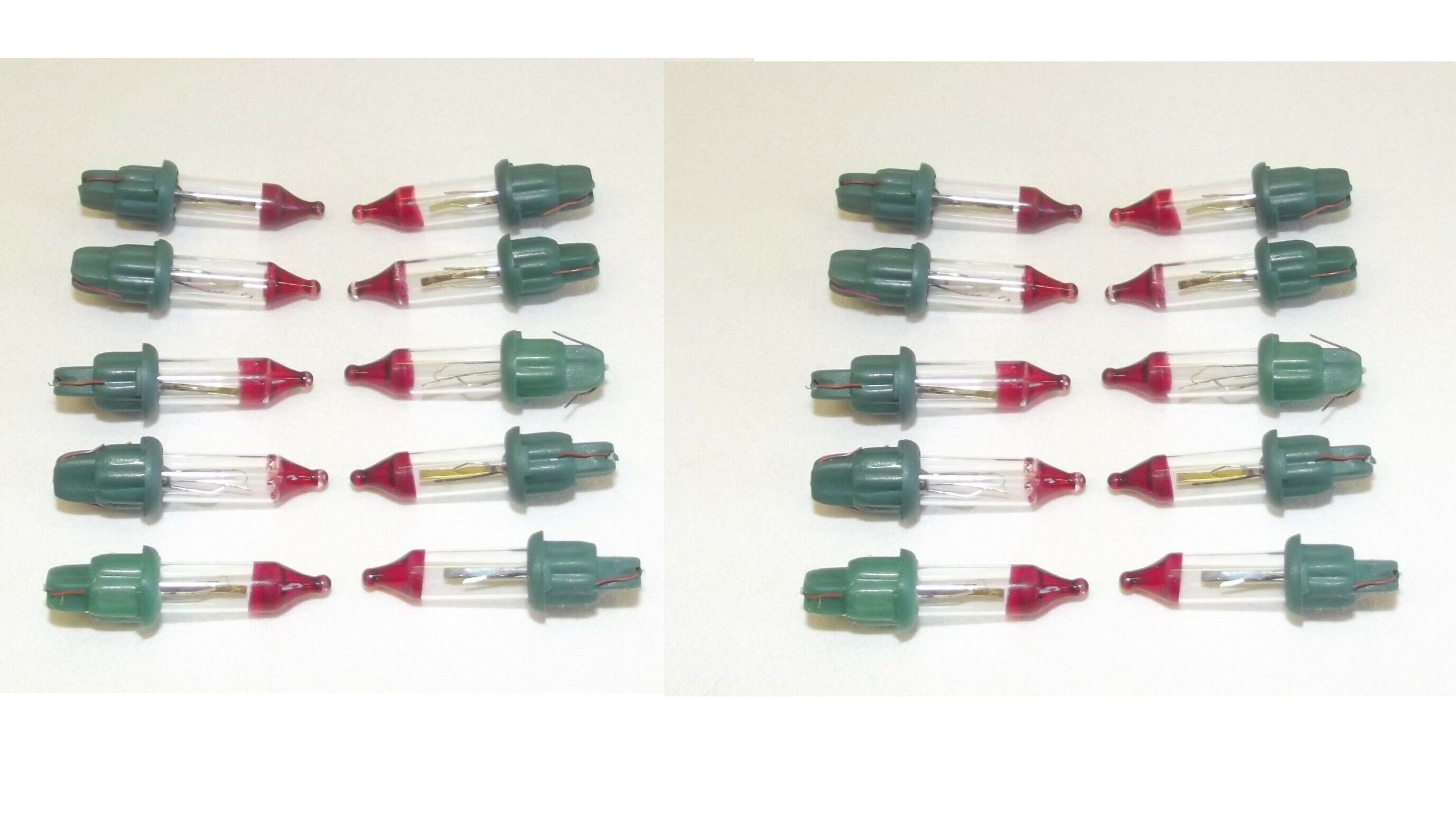 20 SLOW Flasher Style A Mini Bulb Flashers Christmas Tree Lights 0.42W 3.5V 0.12A, for