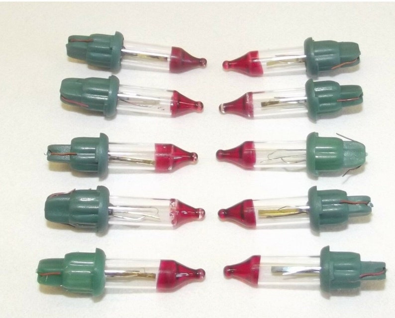 10 SLOW Flasher Style A Mini Bulb Flashers Christmas Tree Lights 0.42W