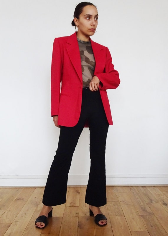 vintage red blazer