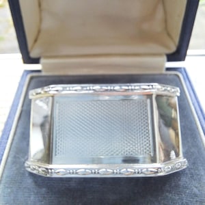 Servilletero Art Deco de Mappin y Webb en caja