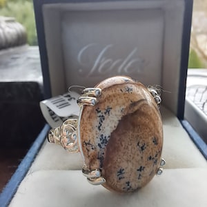 Sterling Silver Jasper Ring