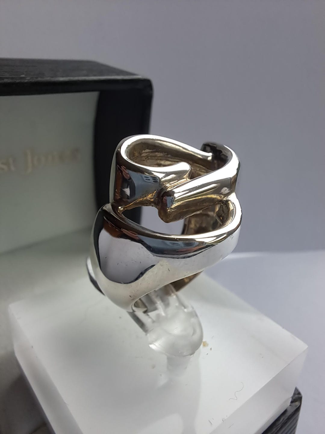 Heavy Design Rings Heavy Sterling Silver Abstract Design Ring - Etsy UK