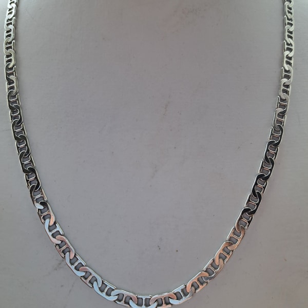 Vintage Hallmarked Sterling Silver Chain Necklace
