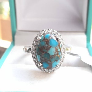 Sterling Silver Egyptian Turquoise Ring
