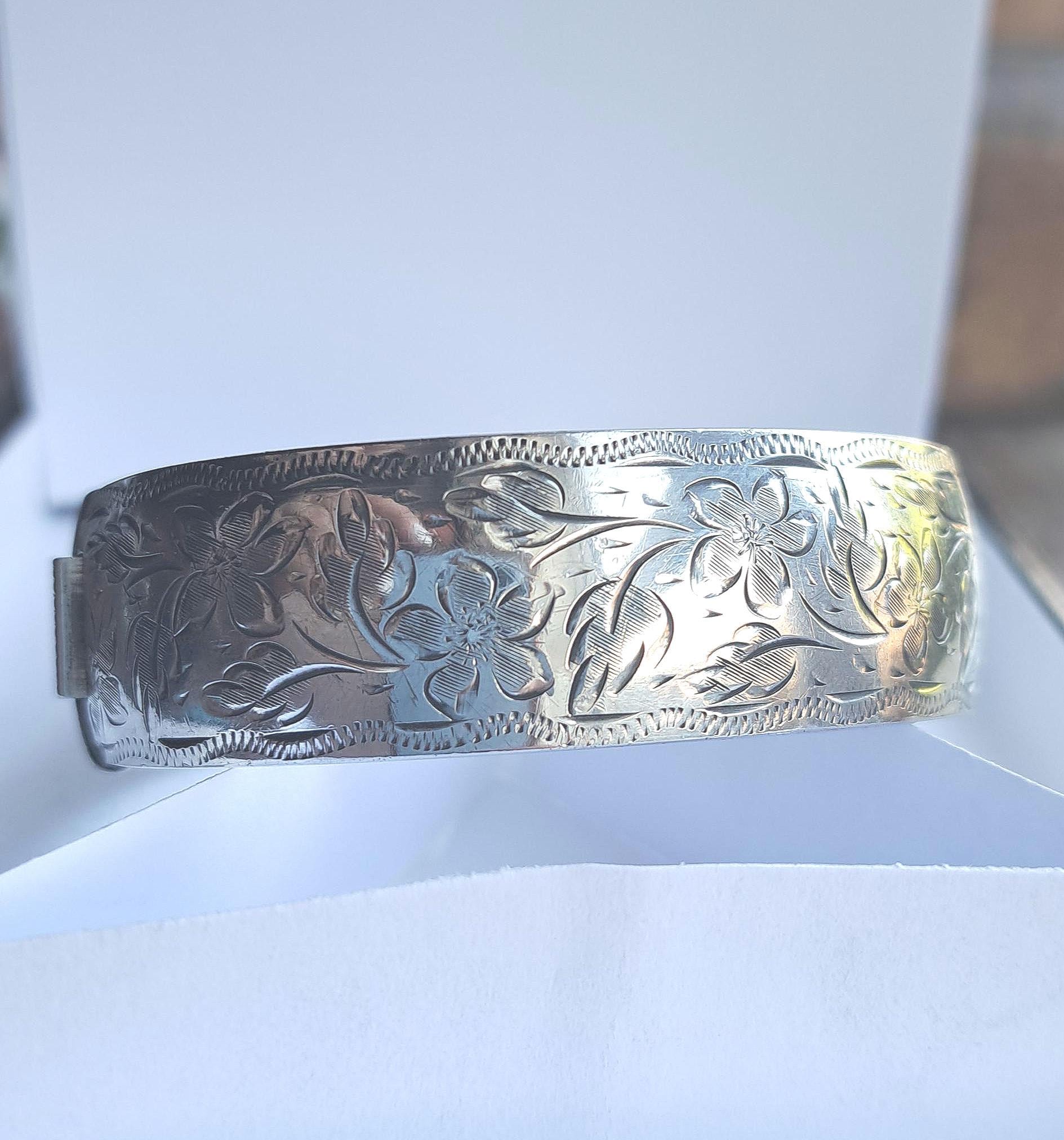 70s Silver Bangles - Etsy UK