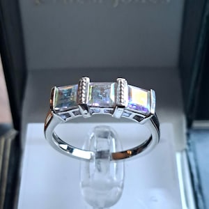 Sterling Silver Mercury Mystic Topaz Ring