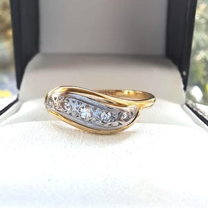 Antique Edwardian 18ct Gold Diamond Ring