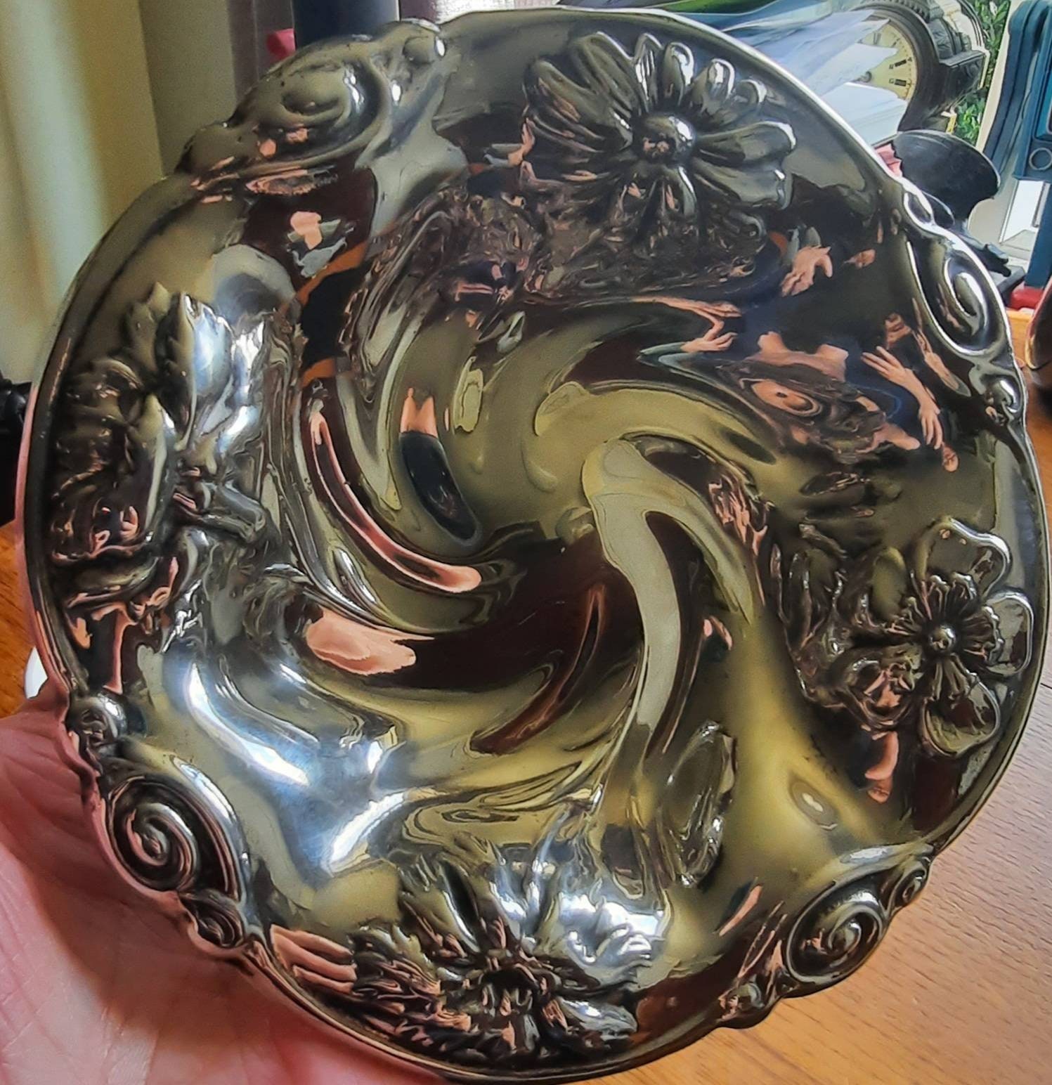 スターリングシルバー ボンボンディッシュ 小皿 小物入れ 英国製