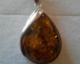 Mens Necklace Amber Necklace for Men 
