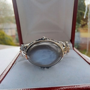 Vintage Hallmarked Moonstone Ring