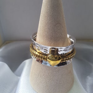 Sterling Silver Spinner Ring